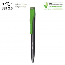 BND52 Wave 2in1 metal USB2.0 memory & ball pen